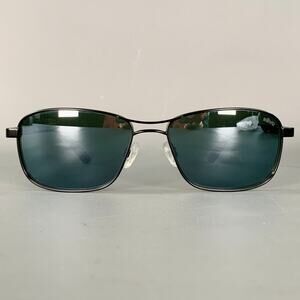 REVO Clive Black Acetate Metal Navigator Polarized Sunglasses